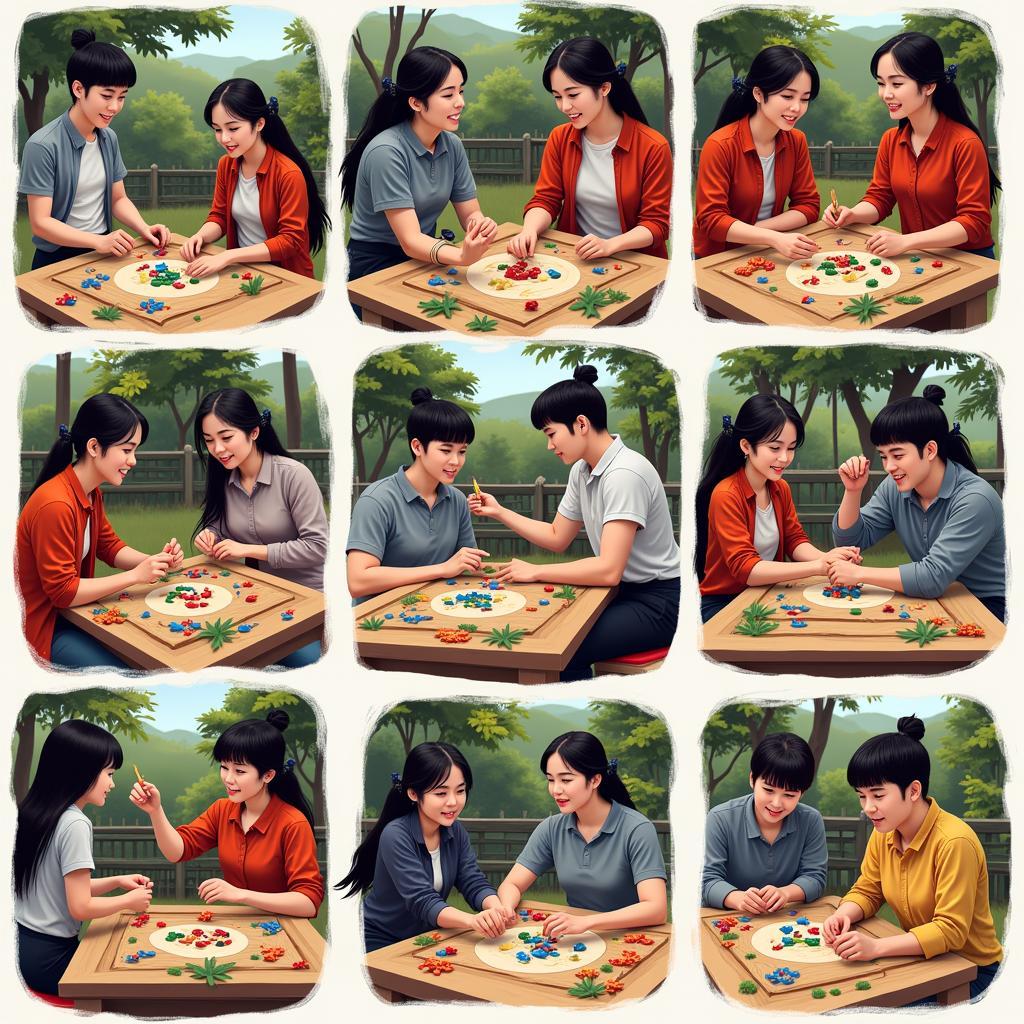 Variations of "Anh Cong Em Di Choi"