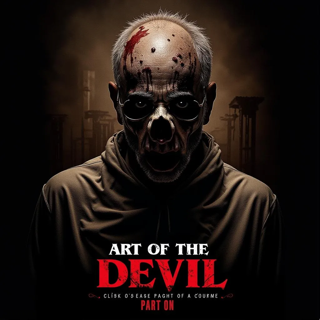 Hình ảnh poster phim Art of the Devil phần 1 với hình ảnh ma mị, rùng rợn