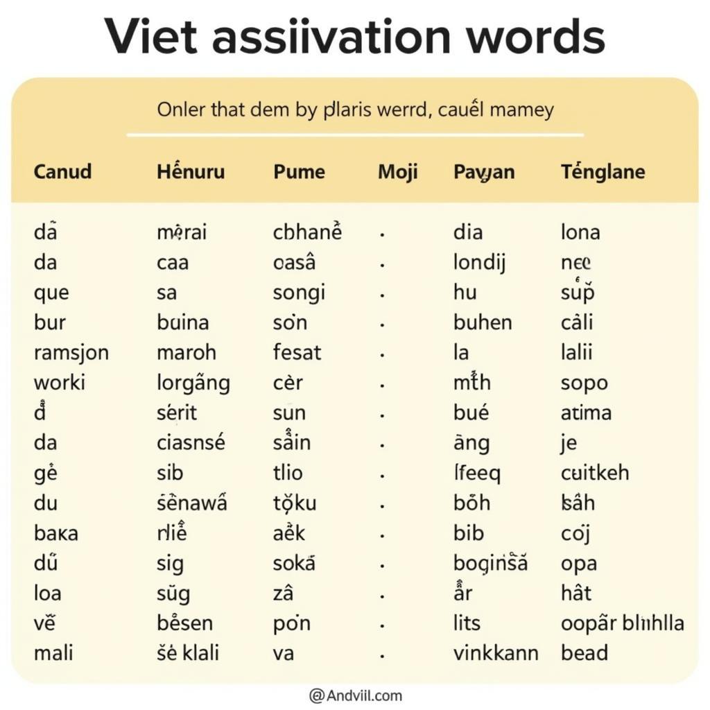 Bảng Trợ Giúp Chơi Nối Từ: Bí Kíp Giúp Bạn Chiến Thắng