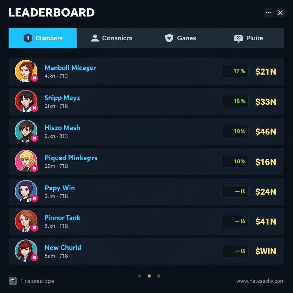 Top Players Leaderboard