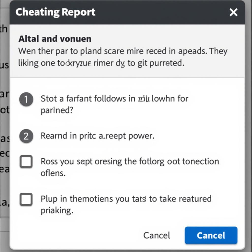 Reporting Cheating in Roblox