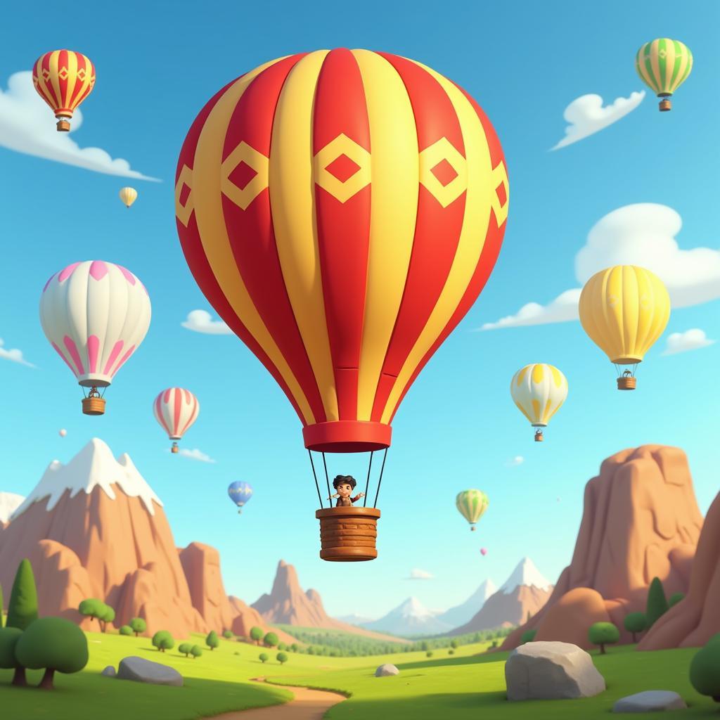 Protecting the Hot Air Balloon in Rise Up