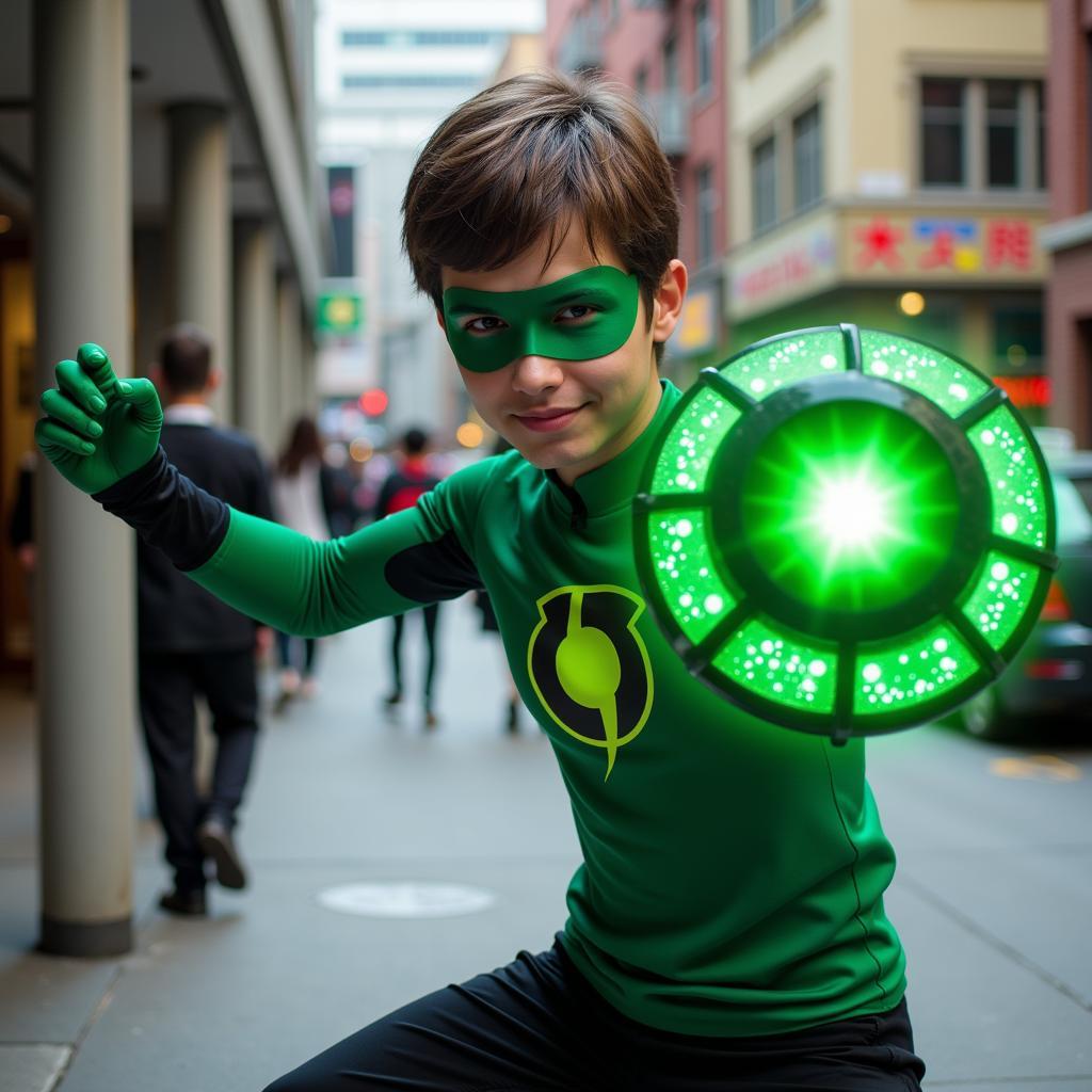 Ben 10 cosplayer at a convention