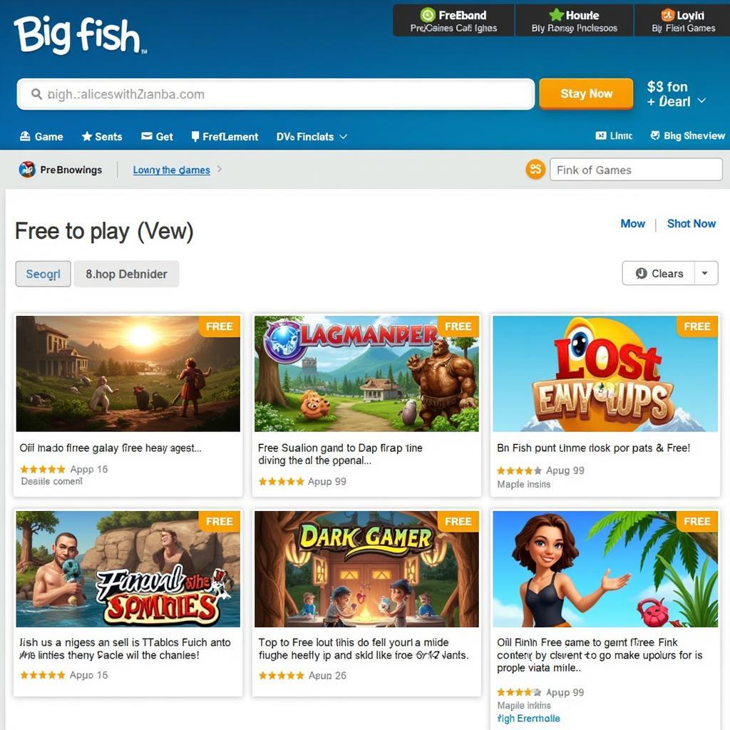 Trò Chơi Miễn Phí Hấp Dẫn Trên Big Fish Games