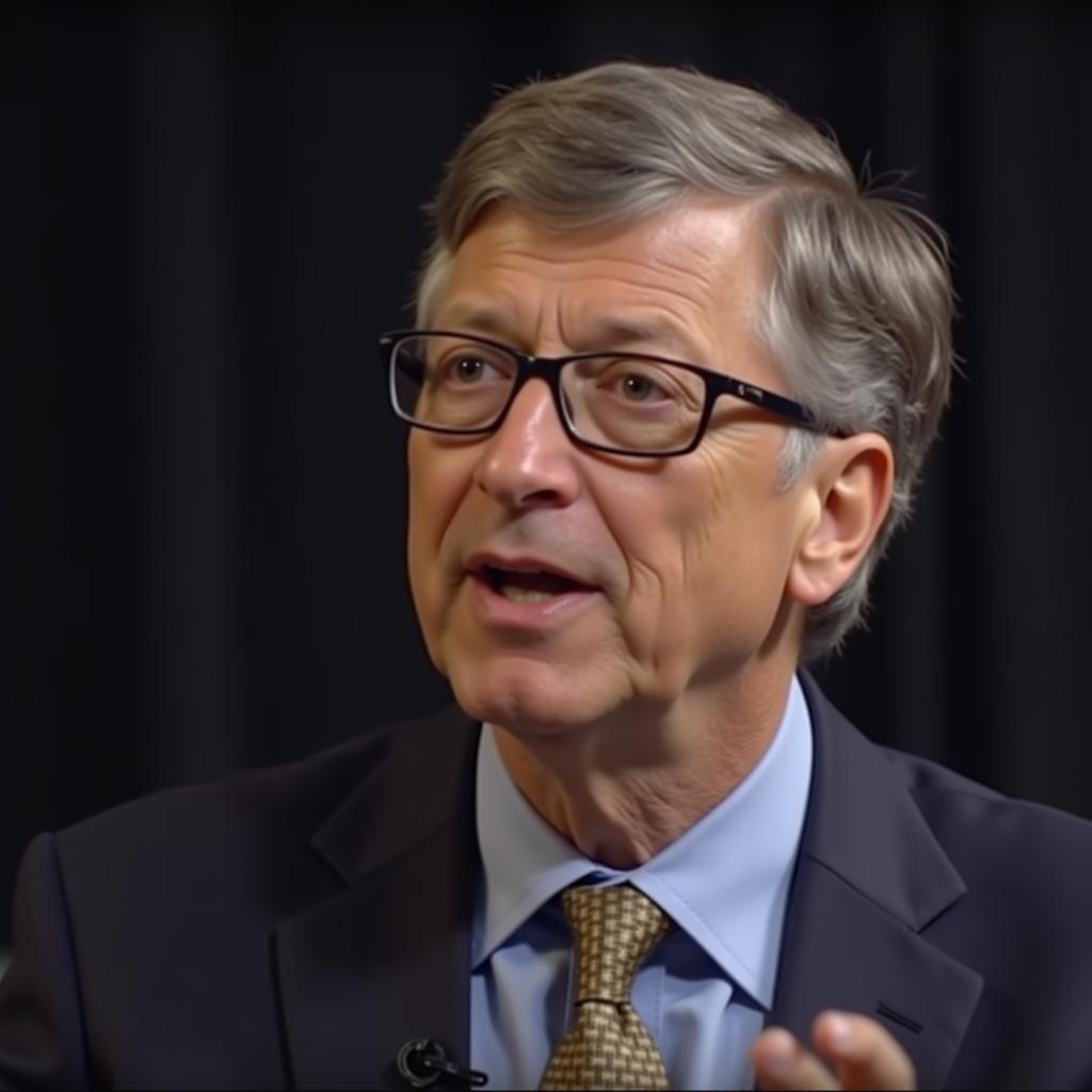 Bill Gates chia sẻ quan điểm trên Youtube