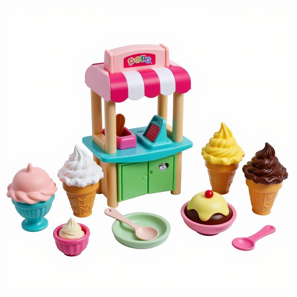 Ice cream shop toy set