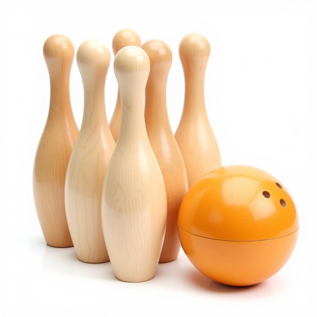 Bộ đồ chơi bowling bằng gỗ cao cấp