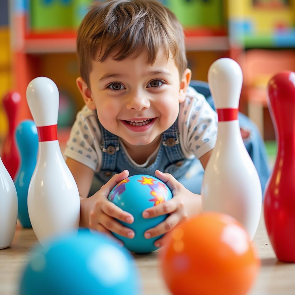 Bộ đồ chơi bowling cho bé phát triển kỹ năng