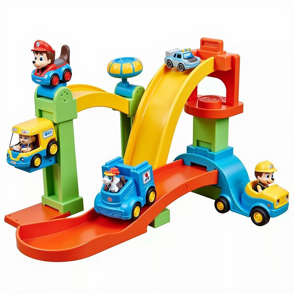 Bộ đồ chơi đường đua Robocar Poli cho bé