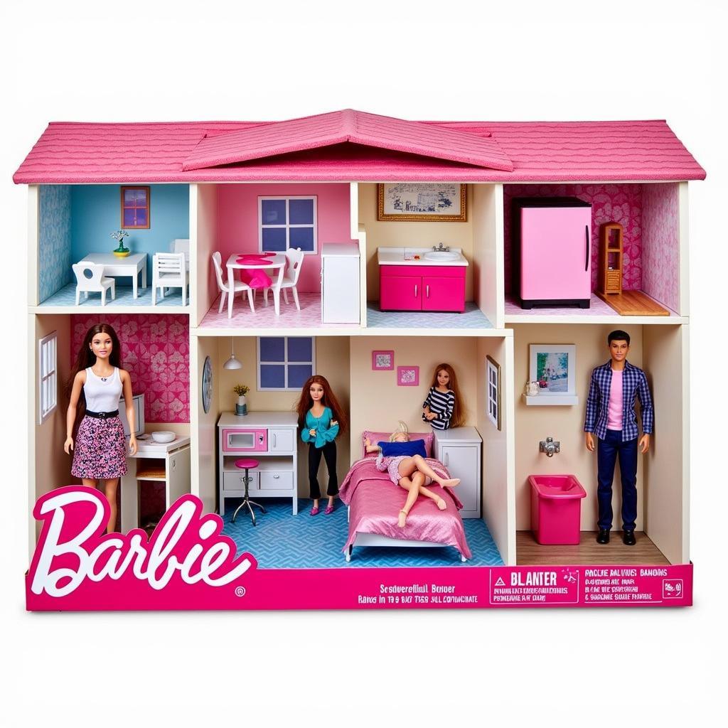 Bộ đồ chơi nhà búp bê Barbie và Ken