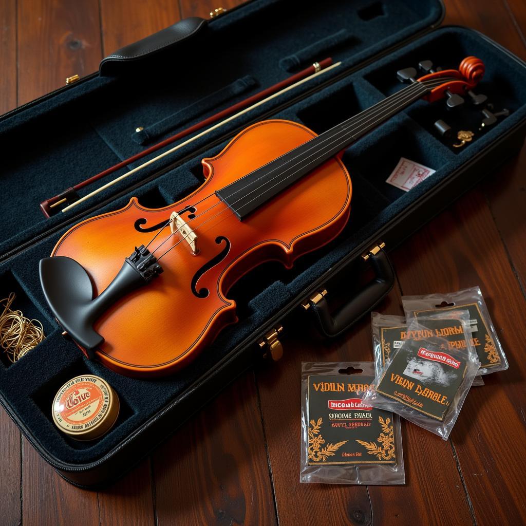 Bộ dụng cụ chơi nhạc acoustic violin