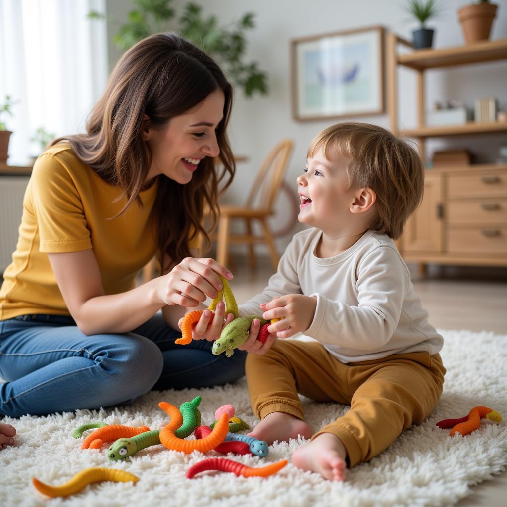 Parent and Child Playing Together