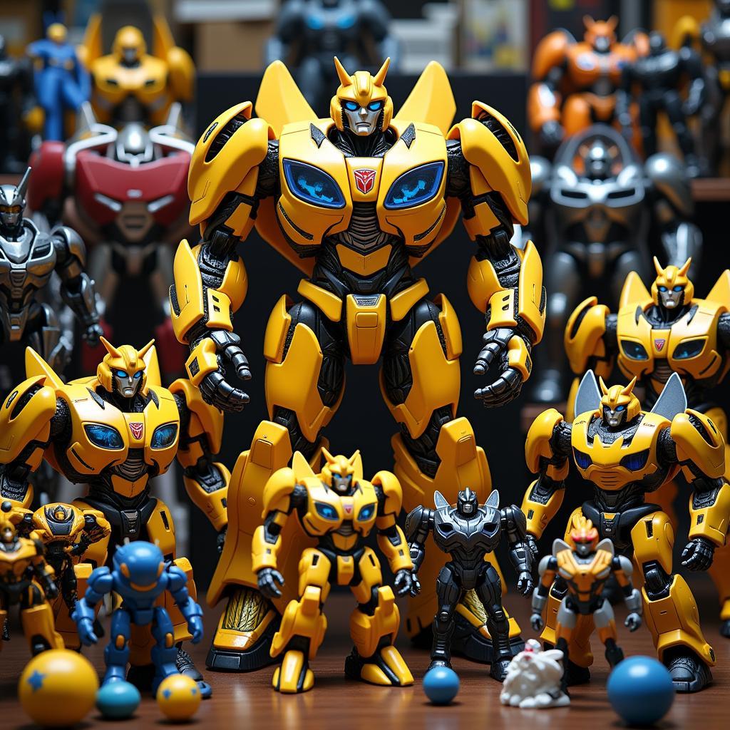 Bộ sưu tập đồ chơi robot Bumblebee