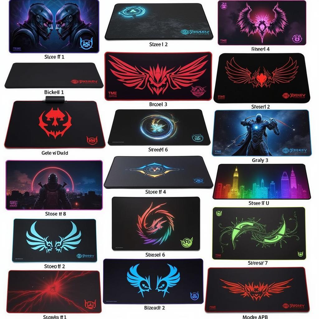 Collection of Gaming Mousepads