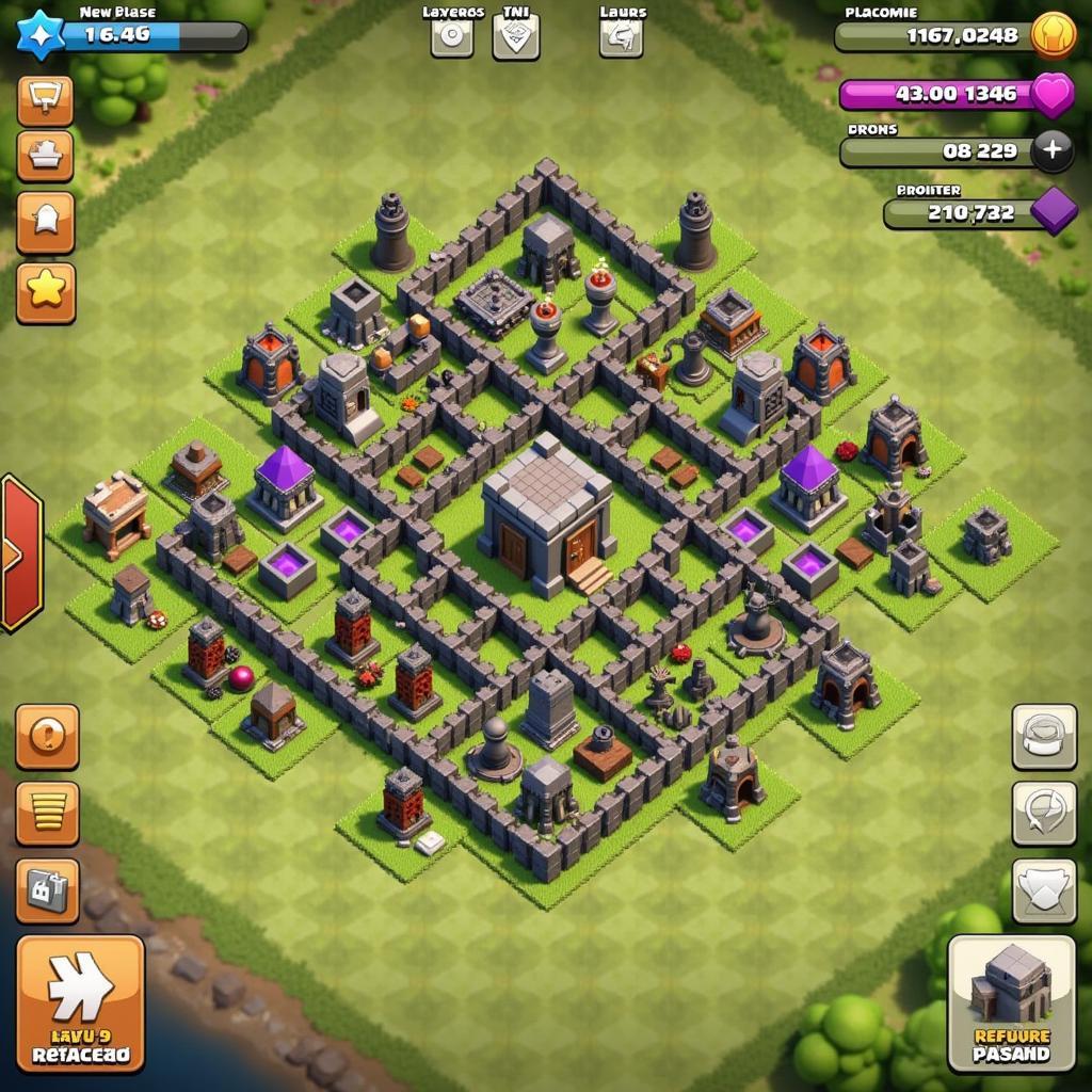 Bố Trí Base Clash of Clans