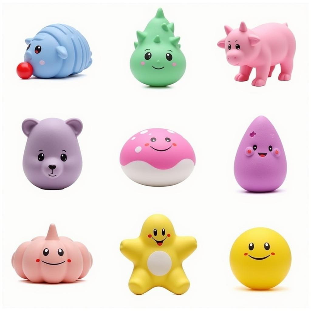 Bóng nặn Squishy nhiều hình dạng ngộ nghĩnh