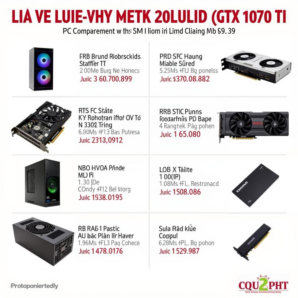 Lựa chọn linh kiện cho build PC 20 triệu GTX 1070 Ti