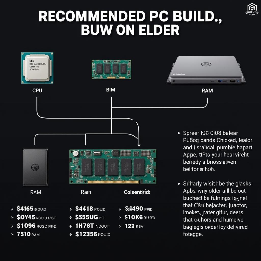 Cấu hình khuyến nghị để build PC cũ chơi PUBG