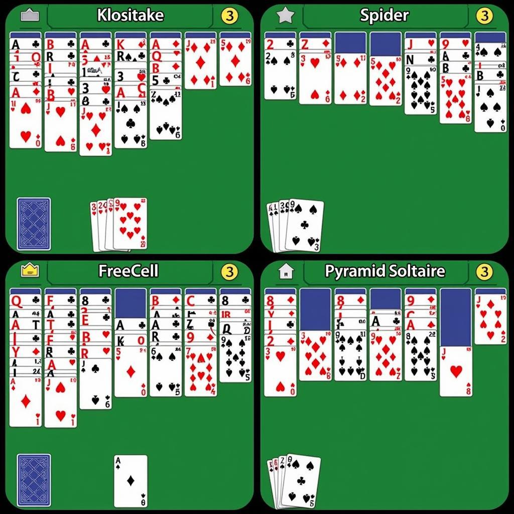 Các Biến Thể Solitaire