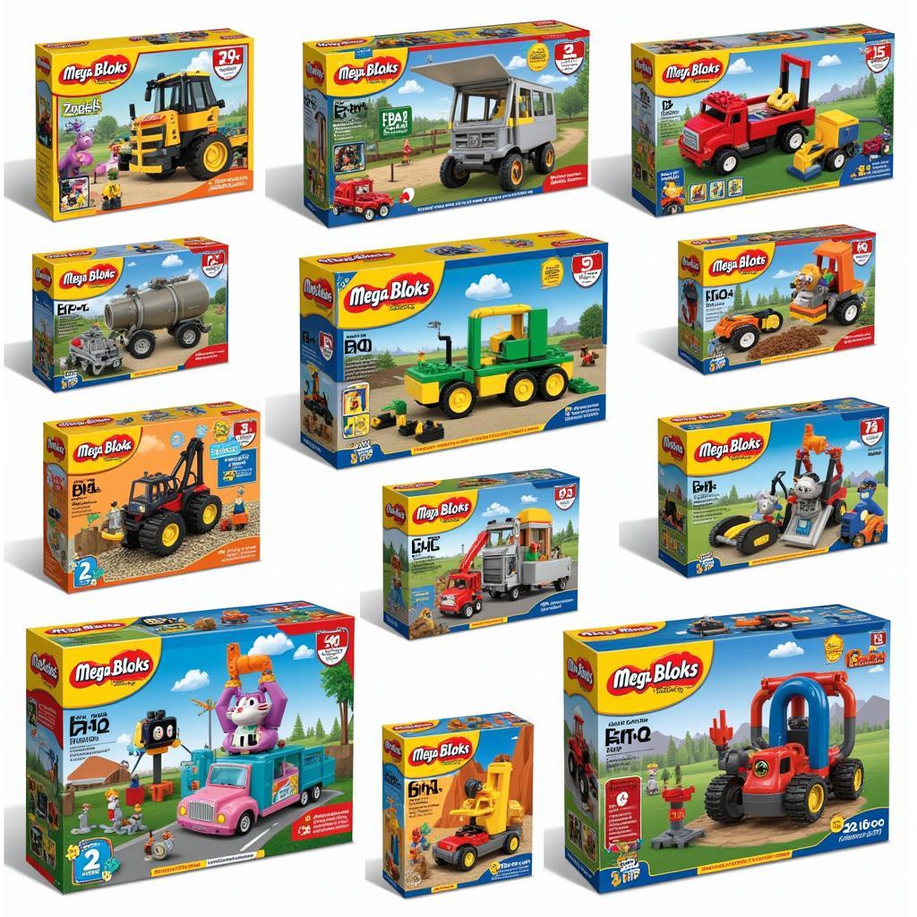 Các bộ Mega Bloks khác nhau