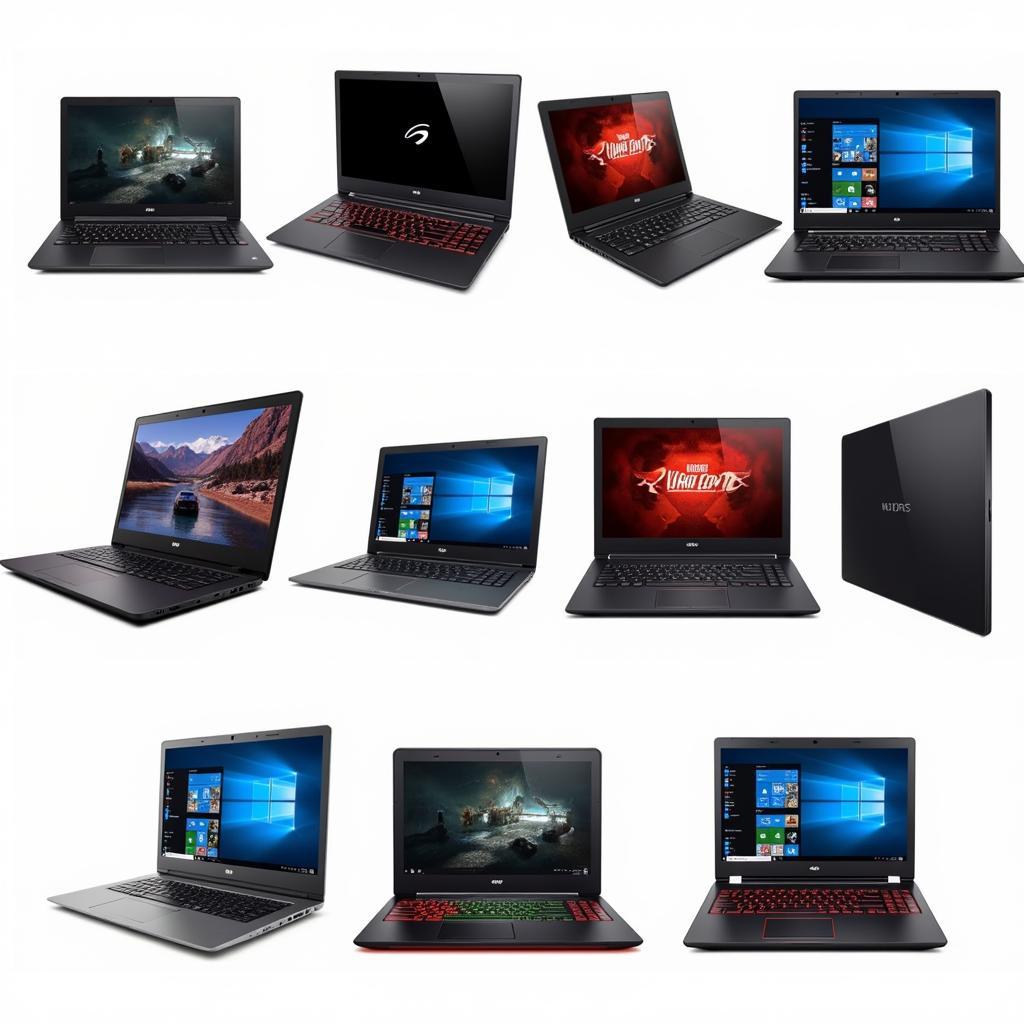 Các dòng laptop gaming phổ biến