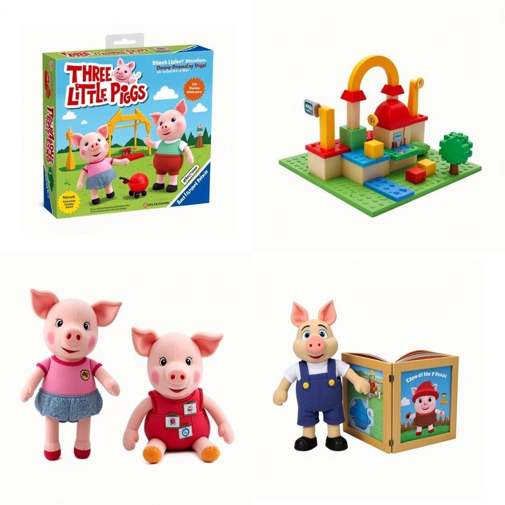 Các loại hình bộ trò chơi Three Little Piggies trên thị trường