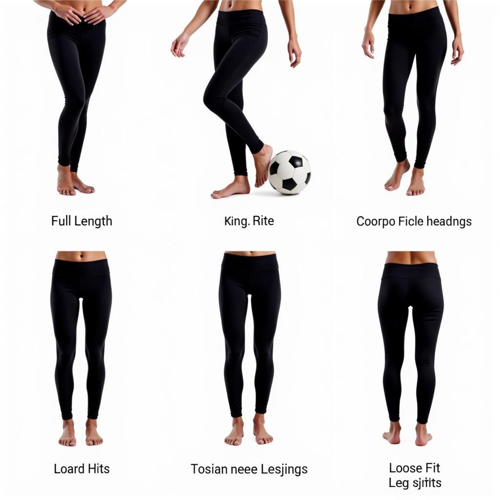 Các loại quần legging chơi bóng