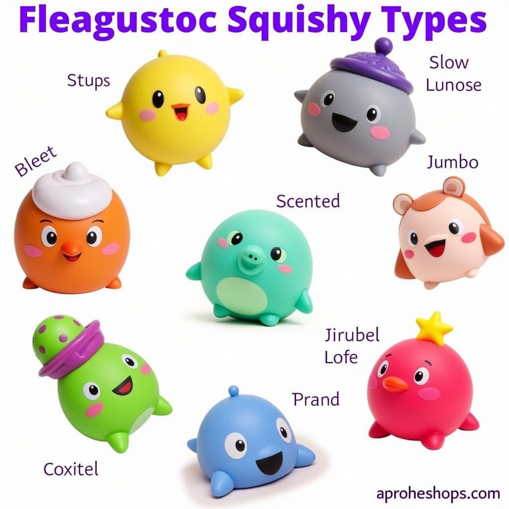 Các loại Squishy phổ biến