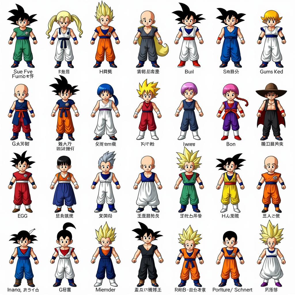 Danh sách nhân vật trong Dragon Ball Z Budokai Tenkaichi 3