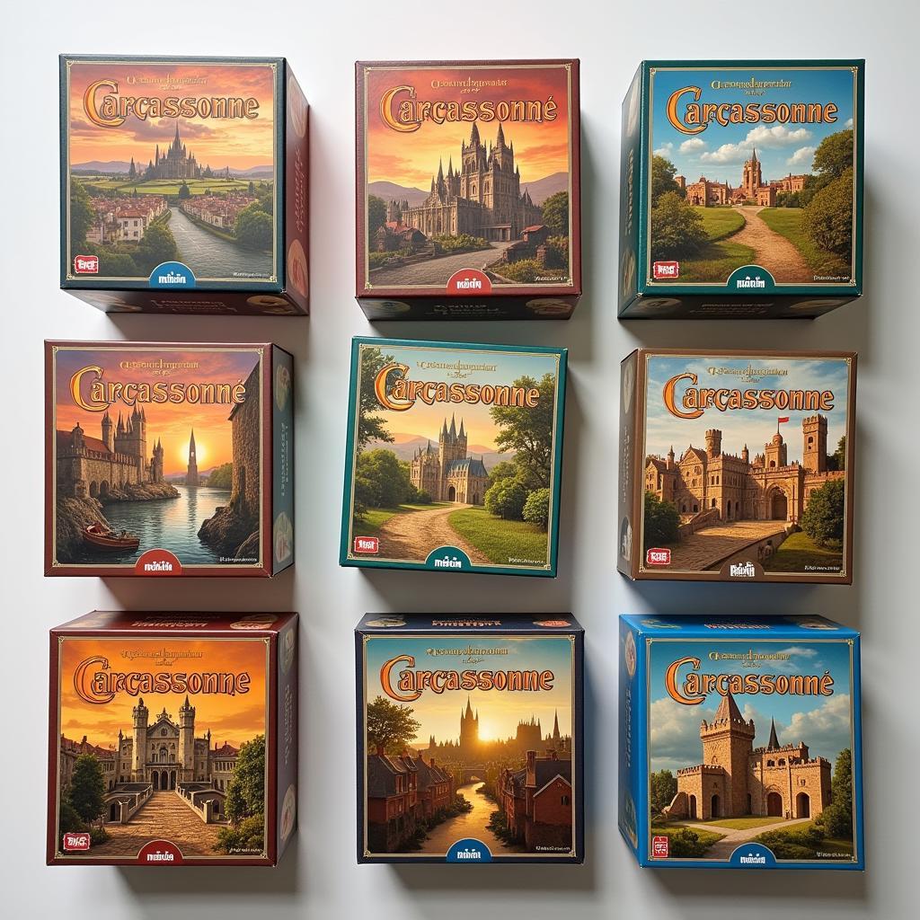 Các phiên bản mở rộng Carcassonne