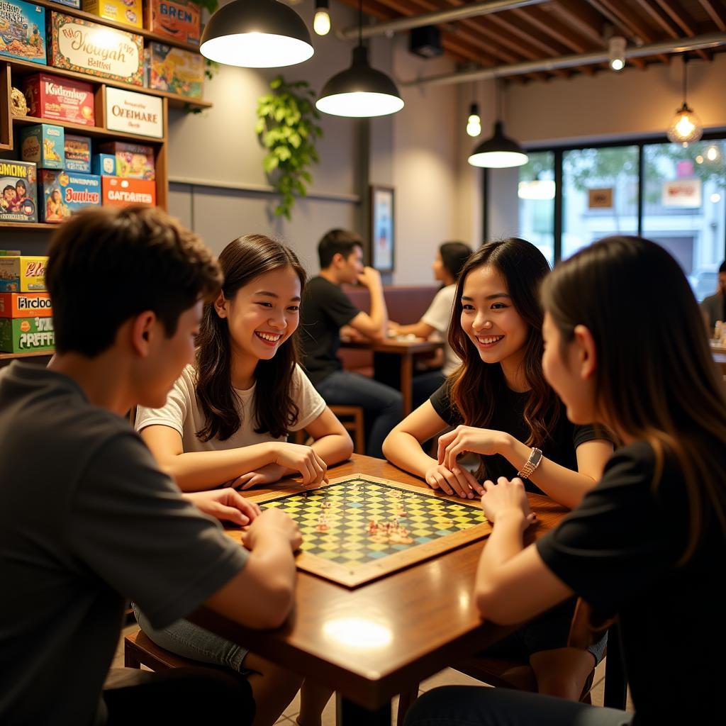 Giới trẻ tụ tập tại quán cafe boardgame ở Sài Gòn