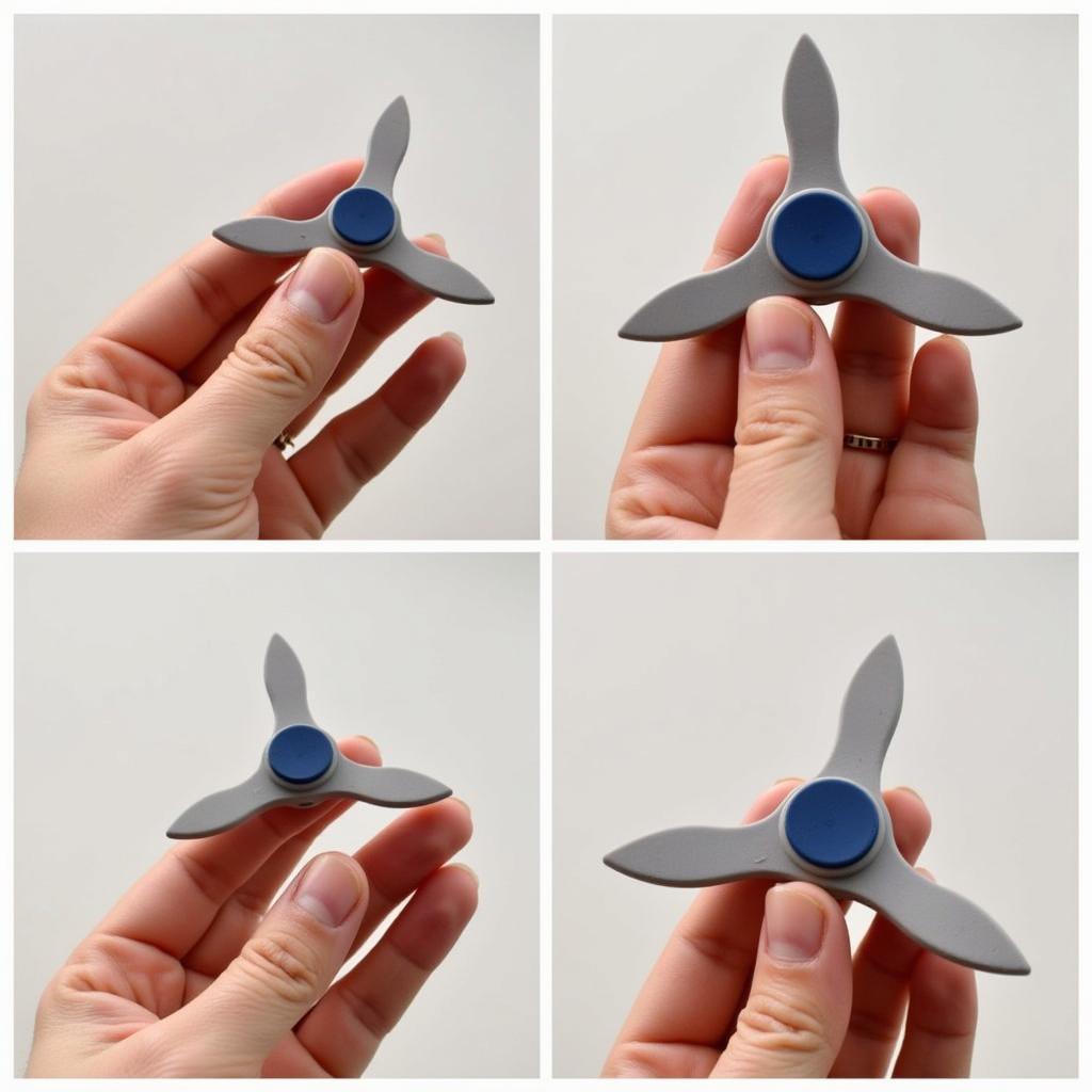 Các cách cầm con quay Spinner