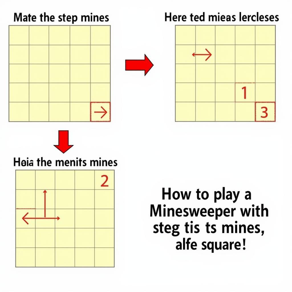 Basic Minesweeper gameplay