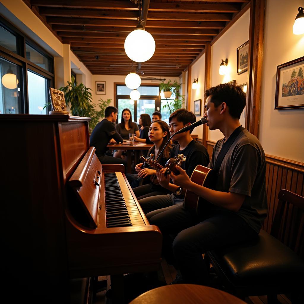 Giao lưu âm nhạc tại quán cafe piano Thủ Đức