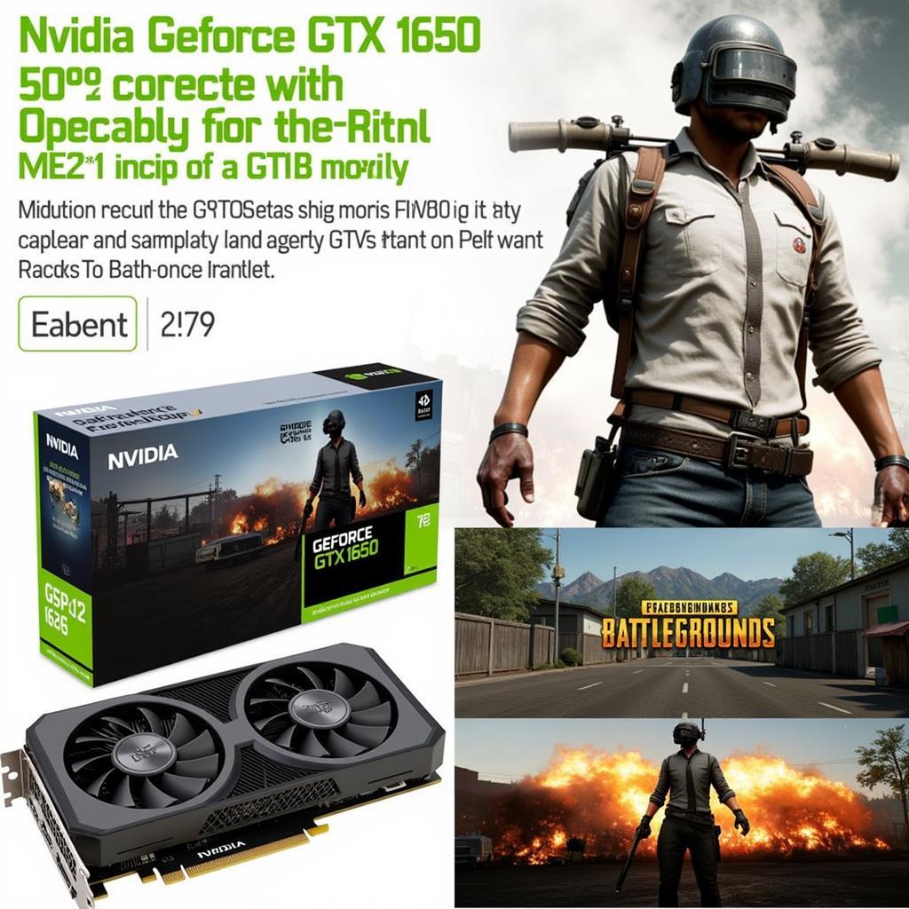 Card màn hình Nvidia GeForce GTX 1650 chơi PUBG giá rẻ