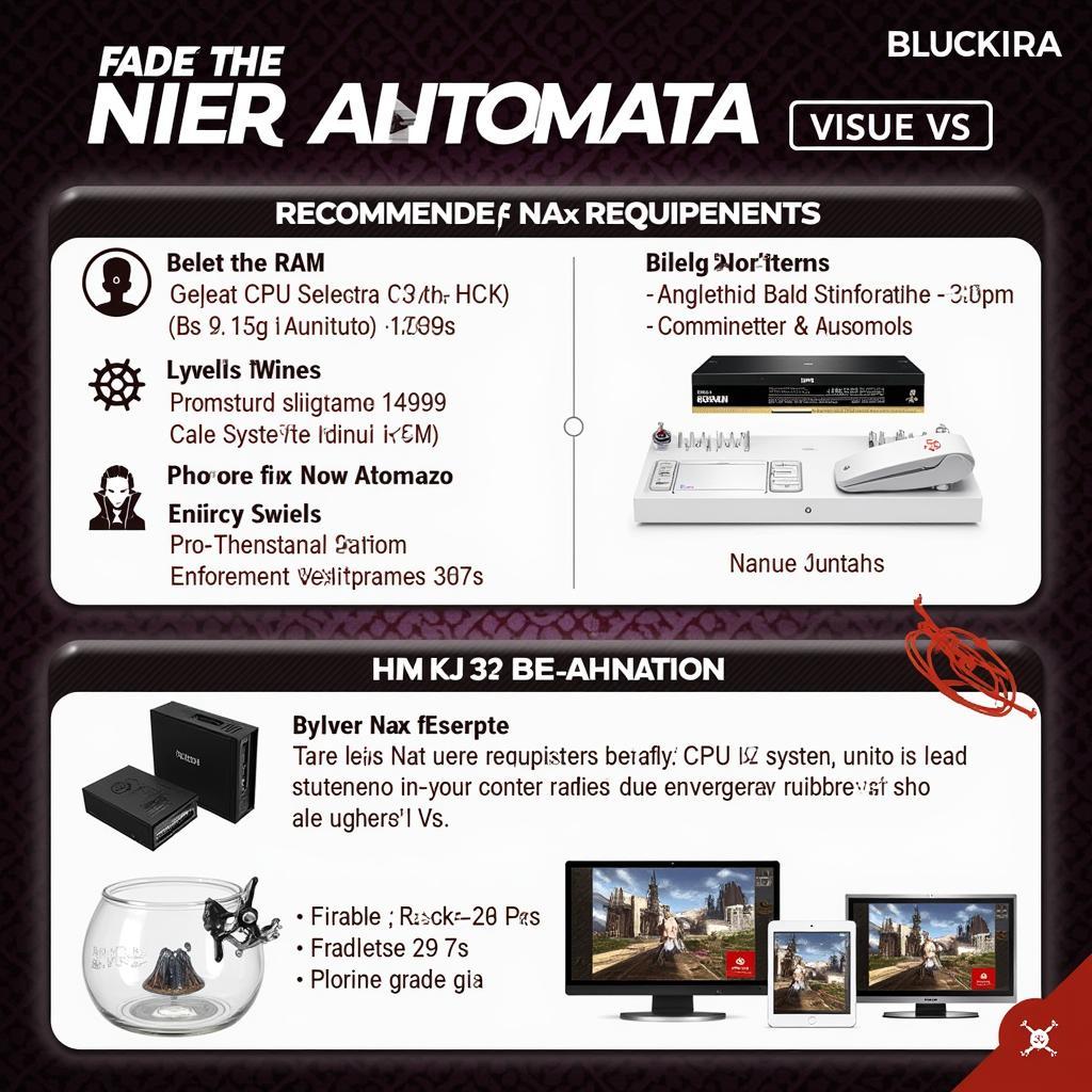 Cấu hình đề nghị Nier Automata