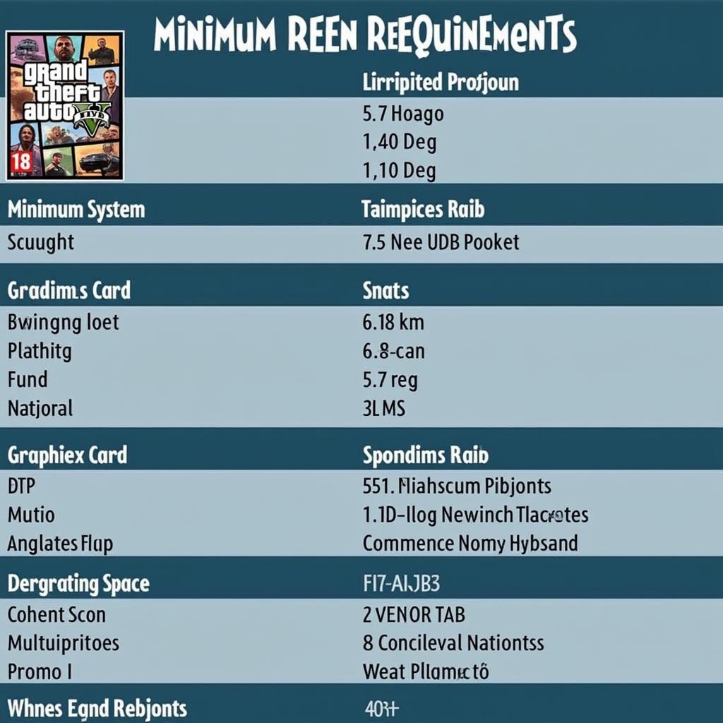 Minimum PC specs to run GTA 5