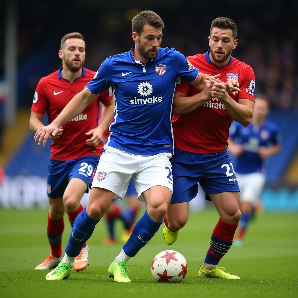 Cầu thủ Ipswich Town trong một trận đấu