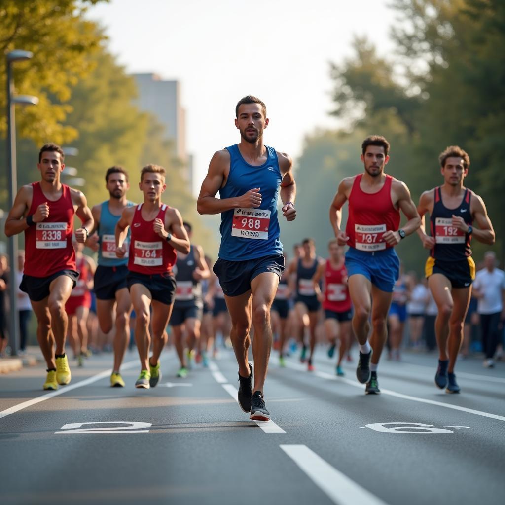 Chạy marathon chuyên nghiệp