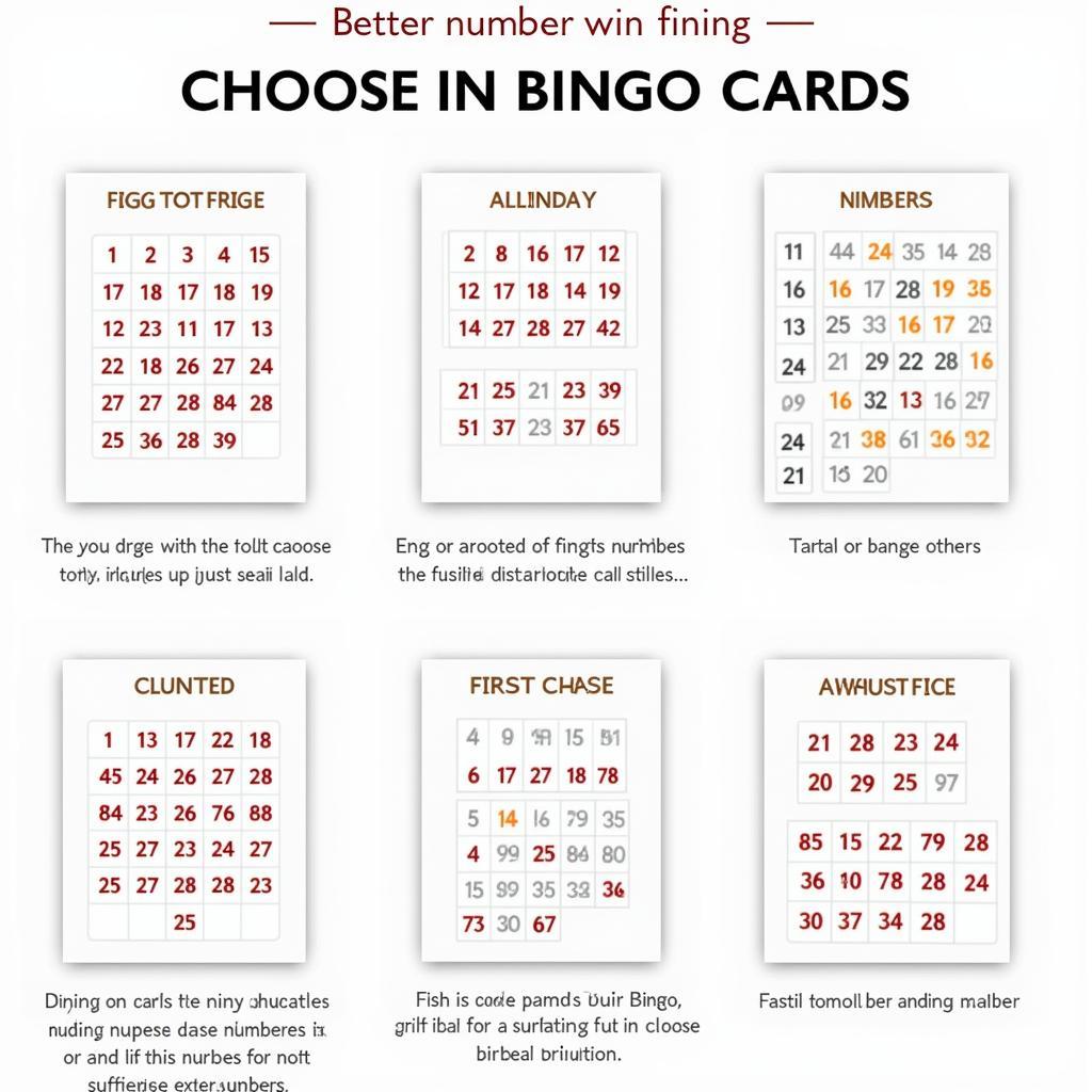 Chiến Thuật Chọn Thẻ Bingo Hiệu Quả