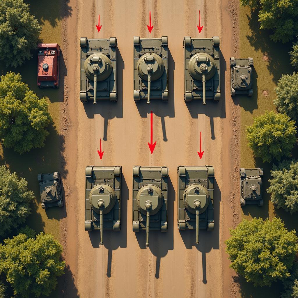 Tank Formation Tactics