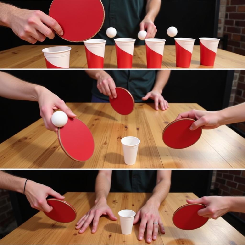 Chiến thuật ném bóng beer pong