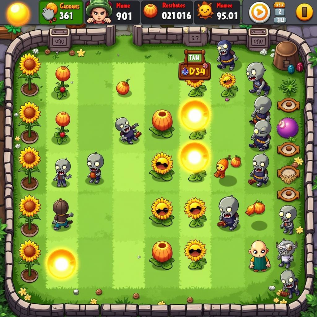 Chiến thuật Plants vs Zombies Survival Endless