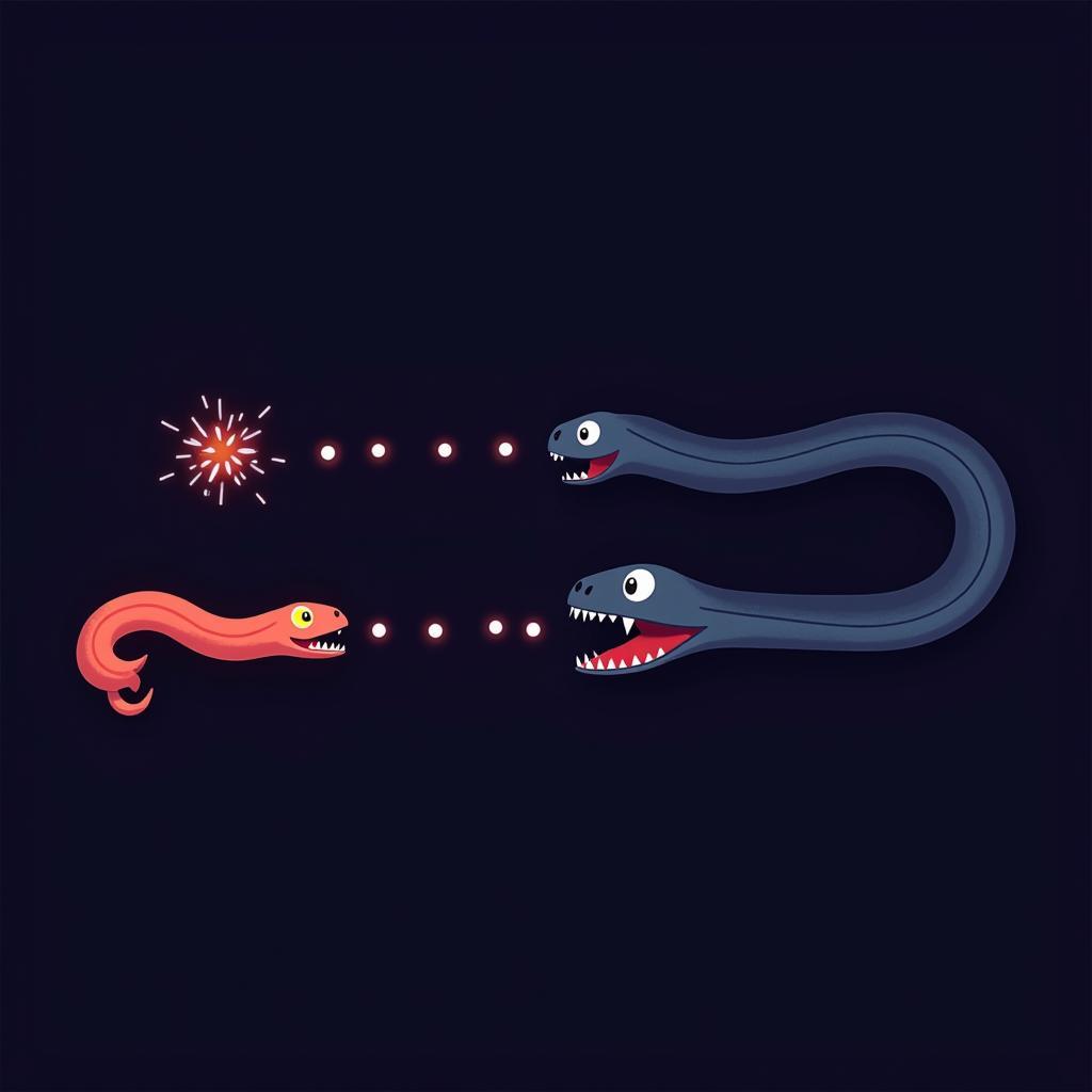 Chiến thuật tăng tốc trong Slither.io