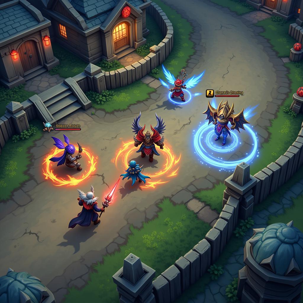 Chiến trường kịch tính trong game MOBA