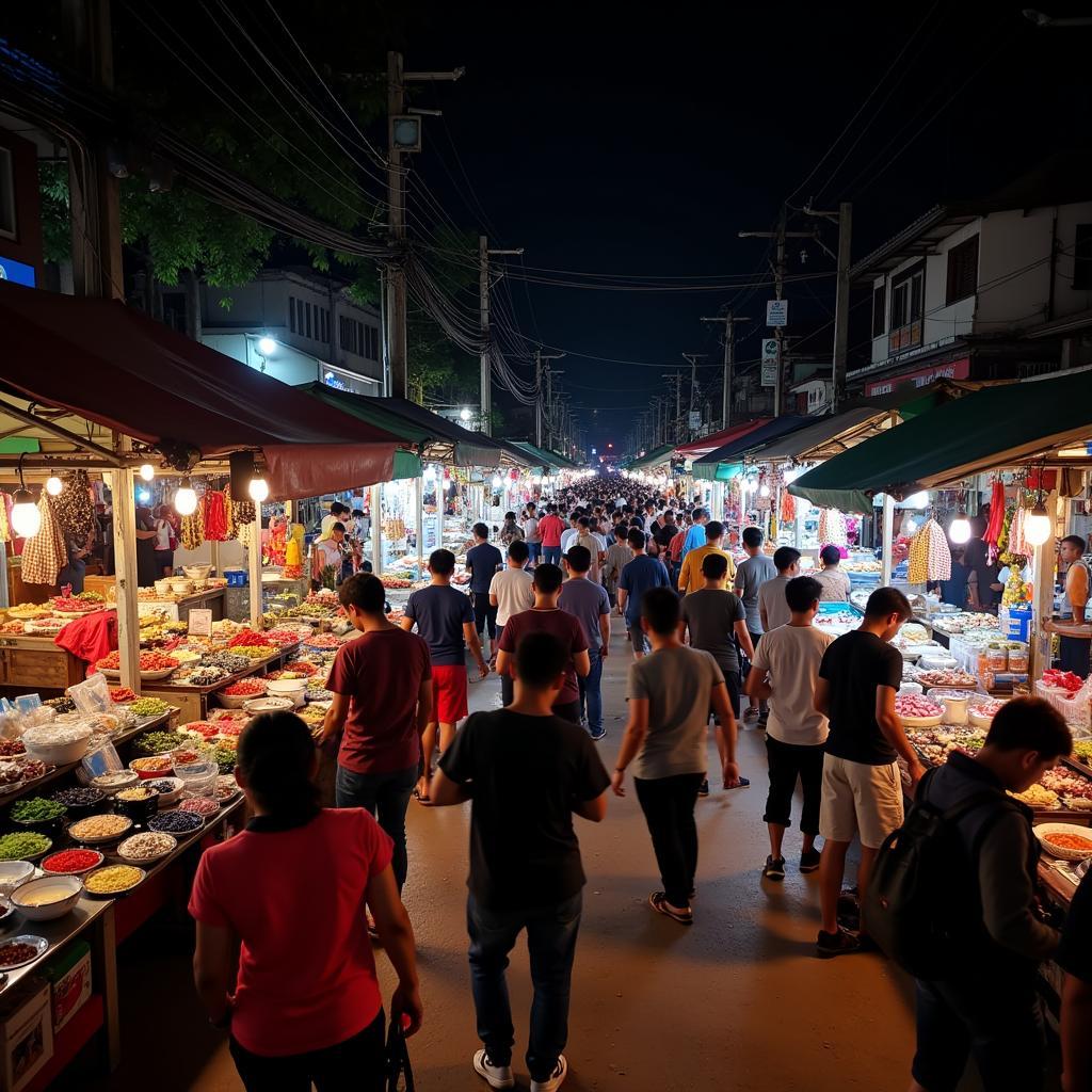 Chợ đêm Siem Reap sôi động