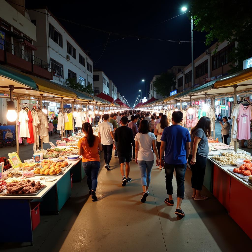 Chợ đêm Vũng Tàu náo nhiệt