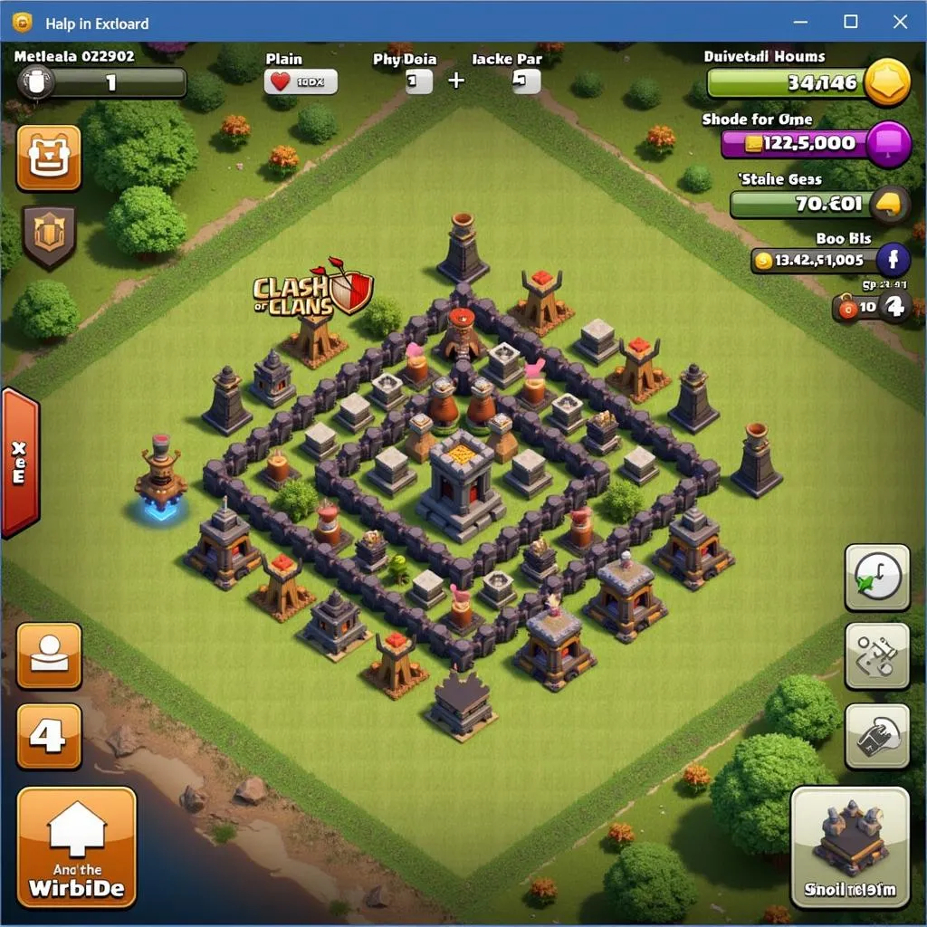 Chơi Clash of Clans trên PC bằng Bluestacks