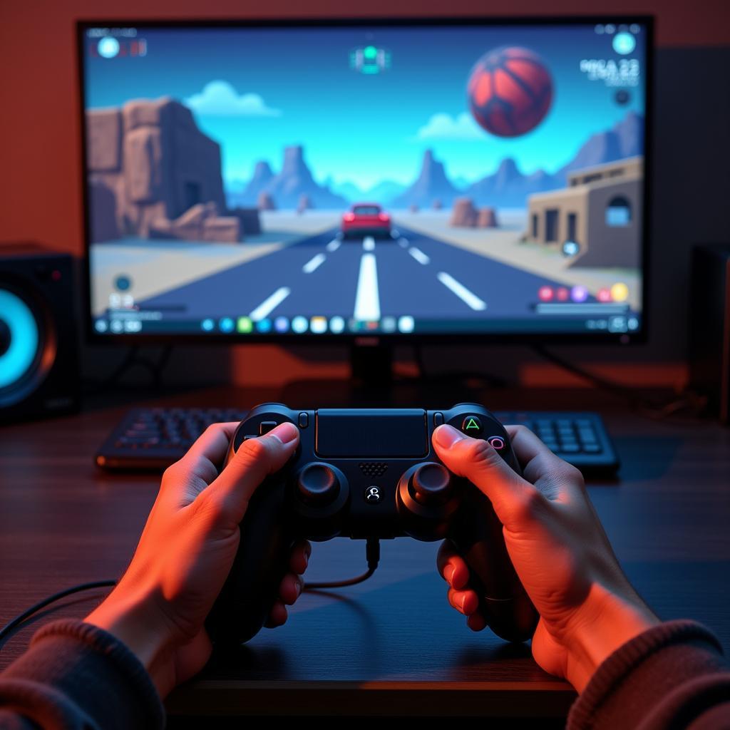 Chơi DLS trên PC với gamepad