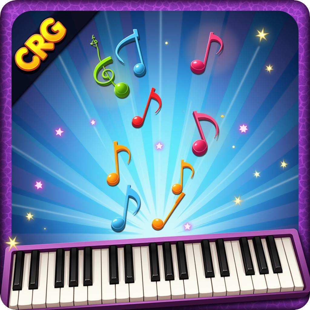 Giao diện chơi game piano 2